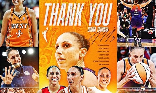 传奇落幕!WNBA巨星陶乐西宣布退役 结束20年职业生涯