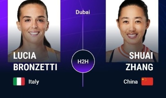 WTA1000迪拜站资格赛,张帅2-0横扫布朗泽蒂晋级决胜轮